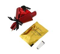 Abaodam Clip Parfumé pour Voiture Bouquet de Fleurs Séchées, Accessoire de Ventilation en Fer, Décoration Intérieure et Désodorisant Automobile Élégant