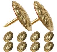 Abaodam Clou Tapissier Décoratif en Fer Or, 50pcs, Forme Unique et Structure Stable pour Décorer Canapés et Têtes de Lit Style Artistique