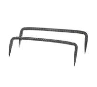 Abaodam Clous De Fixation à Double Pointe Travail Lot De 2 Clous Robustes u Forme Résistants Et Polyvalents Fixations Sécurisées pour Divers Matériaux