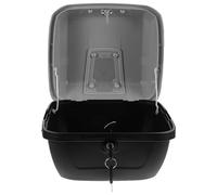 Abaodam Coffre Moto Arrière avec Couvercle Boîte de Rangement pour Outils Design Moderne et Élégant Capacité Spacieuse pour Accessoires Moto Coffre Scooter Polyvalent et Fonctionnel