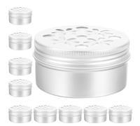 Abaodam Coffret de 10 Boîtes à Odeur en Aluminium 80ml pour Entraînement Olfactif de Chien, Résistant à l'abrasion Morsures, pour Dressage Professionnel