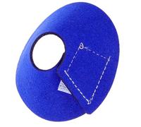 Abaodam Collier Conique Anti-piqûres pour Perroquet en Cuir Microfibre Bleu, Protection Morsures et Picage, Fournitures pour Oiseaux, Col Réparateur pour Soins et Récupération