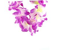 Abaodam Collier De Fleurs Dherbe De Hula Luau Dhawaï Élégant pour Les Fêtes Costumées