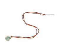 Abaodam Collier Diffuseur d'Aromathérapie Pendentif Médaillon en Alliage Tampon Absorbant Tour de Cou Parfumé Portable pour Huiles Essentielles Accessoire Bien-être Féminin Couleurs