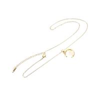 Abaodam Collier Pendentif Lapin Lune Alliage Solide Bijou Fantaisie Femmes Usage Quotidien Élégance Minimaliste