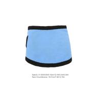 Abaodam Collier Rafraîchissant pour Chien avec Bandana Refroidissant Écharpe de Refroidissement Respirante pour Animaux Confortable pour Promenade et Bleu avec Bord Noir