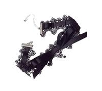 Abaodam Collier Ras Du Cou Dentelle avec Nœud Papillonné pour Femme Élégant Tour de Cou Mode Accessoire Charme et Confortable pour Fêtes et Cadeaux