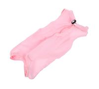 Abaodam Combinaison Intégrale Post-opératoire pour Chat Femelle Taille M, Tissu Respirant et Doux, Protection Anti-léchage pour Convalescence Après Chirurgie, Vêtement Ajusté Rose,