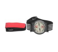 Abaodam Compas à Voile Étanche Boussole De Poignet Boussole Lensatique Qui Brille dans Le Noir Accessoires De Plongée sous-Marine TPU Black