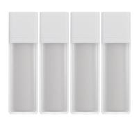 Abaodam Contenants de Lotion Rechargeables 4 Pièces Flacons Pompe Airless 30 Ml pour Voyage, Adaptés aux Crèmes Cosmétiques et Utilisation Quotidienne en Déplacement