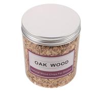 Abaodam Copeaux de Bois de Chêne pour Fumoir et Barbecue 130-140g Moyen, Copeaux Parfumés pour Fumer Viandes, Boissons et Cocktails, Compatibles Fumeur Extérieur Cuisine en Plein Air