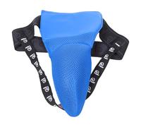 Abaodam Coquille de Protection Inguinale Bleue en Maille Respirante, Ajustable, pour Boxe, Kickboxing et Arts Martiaux, Protège-aine Renforcé Anti-Chocs, Équipement Sportif Combat MMA