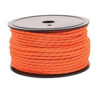 Abaodam Corde de Tente Réfléchissante Corde de Fixation Résistante Au Vent pour Camping pour Suspendre Lanternes et Équipements Orange Vif