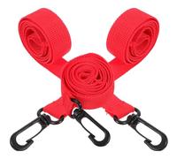 Abaodam Cordes de Sécurité pour Garçon et Filles 3pcs en Nylon Rouge, Laisse Réutilisable pour Tout-petits, pour Traverser la Rue et Activités en Extérieur