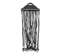 Abaodam Cordons en Nylon Sécurise et Empêche la Perte des Lunettes Lot de 48 pour Lunettes, Sangle Élastique Noire pour Activités de Plein Air