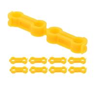 Abaodam Correcteur de Pattes Perroquet Réglable en Plastique Solide, Lot de 12 Pièces, pour Soins des Oiseaux et Convalescence, Adapté aux Perruches et Pigeons, Accessoires Santé Oiseaux