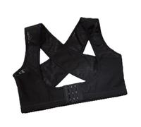 Abaodam Correcteur de Posture Dorsal Ajustable en Nylon et Spandex pour Adulte, Ceinture Noire Invisible Améliorant la Posture et Soulageant Douleurs du Dos