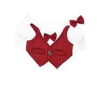 Abaodam Costume pour Chien Mariage Vêtements Habillés pour Chiot Robe De Cérémonie pour Animal De Compagnie