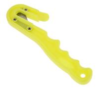 Abaodam Coupe-Fil de Plongée Portable Jaune en Acier au Carbone et Polypropylène Outil de Coupe-Ligne de Sauvetage Pratique pour Milieu sous-Marin Équipement de Plongée Résistant pour