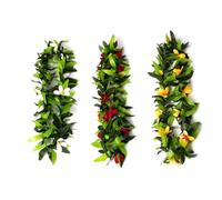 Abaodam Couronnes D'été Hawaïennes Artificielles en Non-tissé, 4 Pièces, Décorations Réalistes et Confortables pour Fêtes Tropicales et Soirées Feu de Camp Couleur Couleur Aléatoire