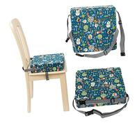 Abaodam Coussin De Réhausse Pour Chaise Garçon Fille Coussin De Siège Durable Pour Garçon Fille à Ou Au Restaurant Vert Animalier