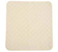 Abaodam Coussin de Siège Imperméable Beige en Fibre de Polyester, Protège-siège Anti-dérapant pour Voiture et Canapé, Coussin D’assise Multifonctionnel Estival, Lavable et Réutilisable,