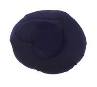 Abaodam Coussin de Siège pour Canne Pliable en Polaire Douce, Housse Élastique Respirante Bleu Foncé 20 X 19,5 X 3 Cm, Rembourrage Confortable pour Assise Prolongée, Housse Lavable