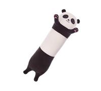 Abaodam Coussin Long Peluche Panda 70 Cm, Oreiller en Peluche Doux et Résistant, Décoratif Fille, Coussin Confortable pour Chambre et Salon, Poupée Panda Adorable