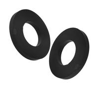 Abaodam Coussinet D'amortisseur Automobile en Caoutchouc Noir 2 Pièces, Rondelle D'amortisseur Anti-vibration, Bague D'absorption des Chocs Suspendre, Montage Adapté à Plusieurs Modèles