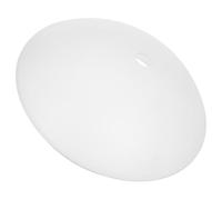 Abaodam Couvercle D'abat-jour Rond avec Trou pour Remplacement Facile D'ampoule pour Plafonnier en Pvc Blanc Solide et Fiable pour et Salons