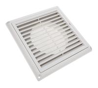 Abaodam Couvercle de Ventilation Blanc en Pp Moustiquaire, Déflecteur de Ventilation pour Plancher et Plafond, Résistant aux Uv, Protection le Vent Solide