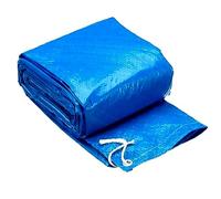 Abaodam Couverture de Piscine PE Poussière et Étanche pour à Cadre et Gonflables Couleur Bleue Facile à Installer