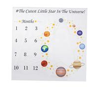 Abaodam Couverture Mensuelle avec Fond Décoratif Et Motif Adorable De Taille Généreuse pour Croissance Et Jeu Confortable Et Chaud