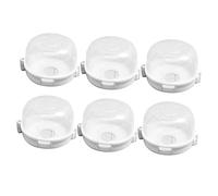 Abaodam Couvre-boutons de Cuisinière à Gaz 6 Pièces en PC Résistant pour Protection Garçon et Filles Cuisine, Sécurité Anti-manipulation et Prévention des Accidents