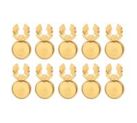Abaodam Couvre-Boutons Design Épuré Lot de 15 Pièces pour Chemises et Blouses en Cuivre Décoration Polyvalente pour Mariage et Relooking de Garde-Robe