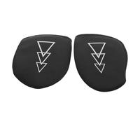 Abaodam Couvre-Chaussures de Cyclisme Imperméables et Coupe-Vent, Surchaussures Thermiques Chaudes Demi-Pied Triangle Réfléchissant, Protection Vélo Hiver, Résistantes à l'eau au Vent