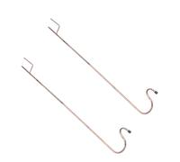 Abaodam Crochets de Berger en Fer Forgé 2 Pièces 85 CM Résistants la Rouille Suspendre de Lanternes et Pots de Fleurs en Jardin Extérieur