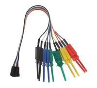 Abaodam Crochets de Test pour Analyseur Logique, Pinces de Préhension en Plastique, Compatibles Breadboard, Résistants la Chaleur, pour Ingénieurs, Débogage Pcb et Tests de Sondes