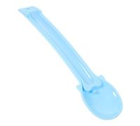 Abaodam Cuillère Portable pour Alimentation Chat Plastique Presse Pratique pour Nourriture Liquide Maison et Extérieur Design pour Propriétaires Danimaux
