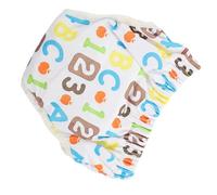 Abaodam Culotte Apprentissage Garçon Fille Respirante et Anti-Fuite Réutilisable Absorbante Coton Polyester sous-vêtement Pratique pour Tout- S