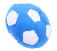 Abaodam de Football pour Animaux de Compagnie Jouets farci de Chien interactif Soft Fluffy pour Les Chiens Beau à mâcher intéressant pour Chiot Peluche Ciel Bleu