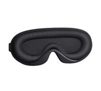 Abaodam de Sommeil Ergonomique Noir pour Hommes et Femmes Occultant à Mousse Lente Confortable et Ajustable pour Bloquer la Lumière Lors Du Sommeil Sieste et Voyage