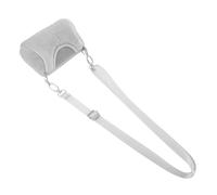 Abaodam de Transport pour Petit Animal Velours Gris de Couchage Portable et Respirant pour Chat Hamster Hérisson et Lapin pour Voyage et Sortie Hivernale