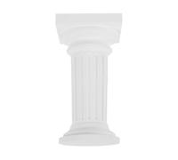 Abaodam Décor de Colonne Romaine en Gypse Blanc, Élégant, pour Jardin | Décoration Intérieure Fête, Pilier Romain Miniature, Usage Polyvalent, Look Décoratif, Maison