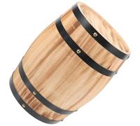 Abaodam DéCor De Tonneau De Vin en Bois Marron pour Bar Et Maison | Bois Robuste, Finition Artisanale, DéCor Maison Bar Restaurant Photo, Taille 27.50 X 20.00 X 20.00 Cm