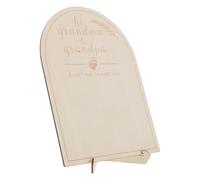 Abaodam Décoration Annonce Premier Bois Étapes Croissance Cadre Photo Naissance Panneau Grossesse Chambre Affichage Date