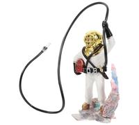 Abaodam Décoration D'aquarium Plongeur Aérateur Blanc Flottant en Plastique Solide pour Aquarium, Ornement Chercheur de Trésor Réaliste, Accessoire Décoratif pour Bassin et Petits