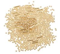 Abaodam Décoration Gâteau Dorée En Métal Réutilisable Pour Cupcakes Et Gâteaux Fêtes Mariage Bricolage Saupoudrer De Paillettes or Alimentaire