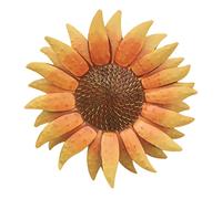 Abaodam Décoration Murale Artisanale Fer Ornement Floral Tournesol Suspension Paysagère