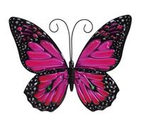 Abaodam Décoration murale en fer mur de jardin de des murs art mural en disant ornements pendaison pendentif décor suspendu mural le fer Violet,mauve